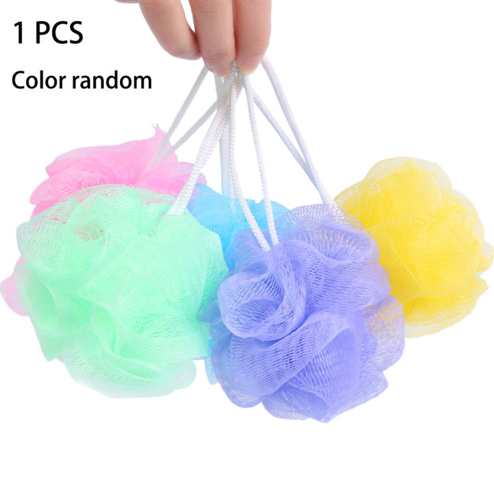 1/3Pcs%20New%20Soft%20Skin-friendly%20Color%20Blocking%20Bath%20Ball%20Bath%20Foam%20Bath%20Flower%20Body%20Scrubber%20Body%20Exfoliating%20Cleaner%20Bathing%20Accessories%20-%20Image%209