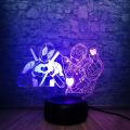 Marvel Legend 3D Deadpool Iron Man With LED Mixed Color RGB Night Light Table Bedside Decor Kids Xmas Gift Toy. 