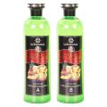 URBANMAC Fruit Vinegar Gel Hair Color Natural Hair Color Dye for Black Hair Dye(500ml x 2) - Black  REV. 