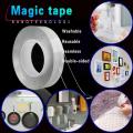 Magic Nano Tape Double-Sided Grip Tape Traceless Washable Adhesive Tape Nano PU Gel - 3 Meter & 1 Meter. 