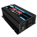KOGEEK Real 300W Modified Sine Wave Inverter High Frequency 4000W Peak Power Watt Power Inverter DC 12V to AC 220V Converter Car Power Charger Inverter with 2.1A Dual USB Port Batte-ry Clips Display Screen. 