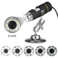 1000X Magnification USB Digital Microscope with OTG Function Endoscope 8-LED Light Magnifying Glass Magnifier with Stand. 
