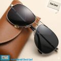 High quality polarized sunglasses for men and women with polarized check card UV400 protection lens girls and boys sunglasses. 