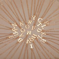 17KM Metal Vintage Gold Color A-Z Initial Letter Necklaces for Women Girls New 2023 Trendy Simple Pendant Necklace Chain Jewelry. 