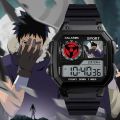 【Hengli jewelry story】Naruto Watch Naruto Sasuke Obito Madara Children's Electronic Watch Alarm Clock Chronograph Wristwatch. 