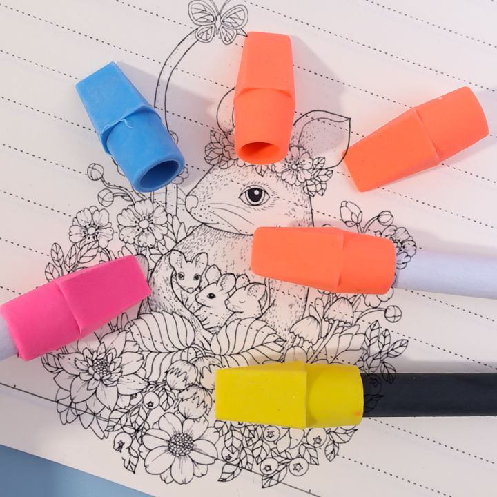 20PCS%20Pencil%20Erasers%20Pencil%20Top%20Eraser%20Erasers%20Cap%20Tops%20Pencil%20Eraser%20Toppers%20Erasers%20School%20Stationery%20-%20Image%204