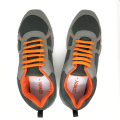 Bata Men’s Textile Grey/Orange Sports Shoes – Bradman. 