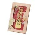 Metal Metal Bookmark Vintage Retro Bronzing Floral Bookmark Hollow Painting Hollow Bookmark for Students Readers Writers Book. 