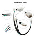4-Pin CDI Box Ignition Coil Wiring Harness Kit for Quad ATV Pit Bike. 