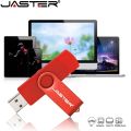 JASTER  High Speed OTG USB Flash  Pen Drive 128 GB 64gb Pendrive 2 in 1 Micro Usb Stick for Android SmartPhone. 