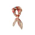 Elegant Flower Stripe Wave Point Female Hair Tie Band Head Scarf Square Scarf Women Silk Scarf. 