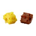 CAP switches CAP milky yellow golden brown switch factory lubrication for keyboard switches. 