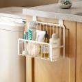 Railing Storage Holder Versatile Kitchen Organization Grid Storage Organizer Bathroom Hanging Basket Over-the-door Storage Rack. 