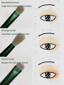 [Cute Korean Kito]13 PCS Makeup Brushes Set Eye Shadow Foundation Women Cosmetic Brush Eyeshadow Blush Beauty Soft Make Up Tools Bag. 