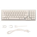 Game Keyboard, Pluggable Switch Mechanical Keyboard 77 Key for Laptop. 