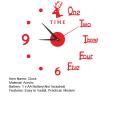 GOIKEA Wall Clock Cute Creative Christmas Decoration Acrylic 3D DIY Digital Clock Wall Background Decoration for Living Room Bedroom. 