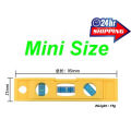 Penimbang Air Mini Magnetic Torpedo Spirit Level Magnetic Ruler Water Level Measuring Tool 磁铁 水平尺 平水尺. 