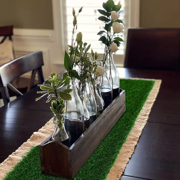 Grass%20Table%20Runner%2012%20x%2072%20Inch,%20Green%20Artificial%20Tabletop%20Decor%20for%20Wedding,%20Birthday%20Party,%20Banquet,%20Baby%20Shower%20-%20Image%204