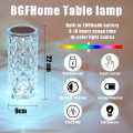 Crystal Table Lamp 16 Colors Touch Remote Diamond Lamps Room Decor Atmosphere Bedsid Night Light Desktop Project Lights. 
