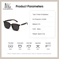 LouisWill Sunglasses Unisex Fashion Sunglasses UV400 Sun Protection Sunglasses Anti Glare Sunglasses HD Lens Eyes Protection Eyewear Wood Grain Sun Glasses. 