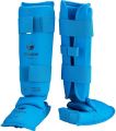 Tokaido Unisex - Adult Kumite Shin Guard Karate Shin Guards, Blue,Red (L). 