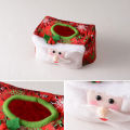 Tissue Box Cover Multi-purpose Tissue Paper Container Christmas Decorations. 