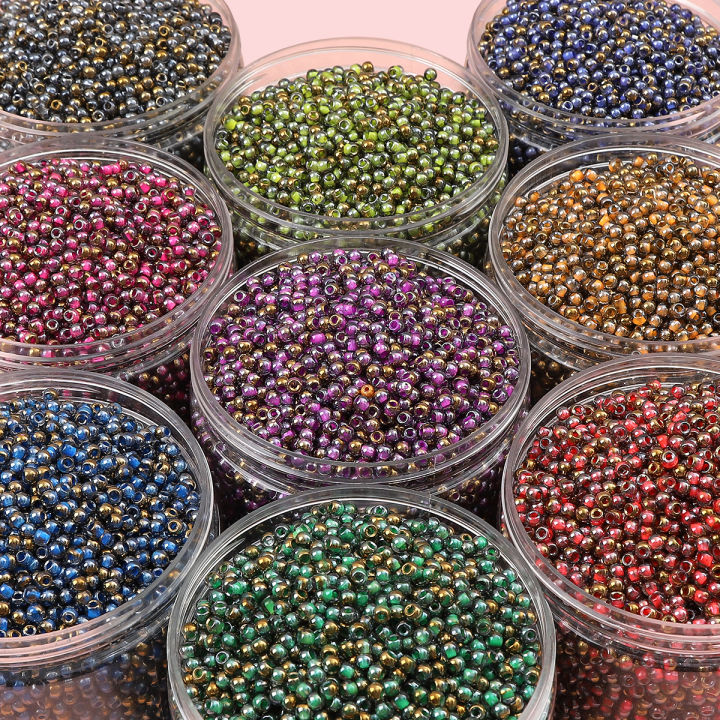 Wholesale%2010/450g%20170/5800Pcs%206/O%204%20mm%20Glass%20Seed%20Beads%20Metallic%20Seed%20Beads%20for%20DIY%20Jewelry%20Craft%20Sewing%20Making%20Accessories%20-%20Image%202