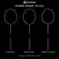 ALP V5 2.0 T1100 full carbon fiber badminton racket | 30 lbs pressure bearing + fish mouth cone cover | 4U ultra-light attack racket | Bullet nails to resist deformation | COD cash on delivery. 