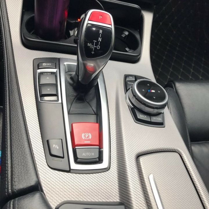 Kqueebee%20Parking%20Brake%20P%20Button%20Switch%20Cover%20for%205/6/7%20Series%20F10%20GT%20F07%20X3%20F25%20X4%20F26%20X5%20X6%202010-2014%20Red%20-%20Image%202