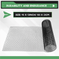 40X13 Inch Universal Car Grille Mesh Metal Car Grill Mesh Hole 8X16mm. 