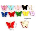 /510pcs 14x16mm Acrylic Butterfly Charms Alloy Metal Charm Pendant For Necklace Bracelet DIY Jewelry Making Accessories Findings. 