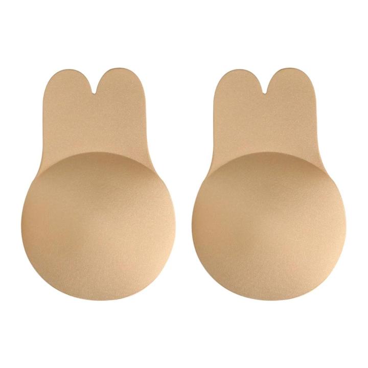 Ladies Push Up Bra Backless Strapless Invisible 2 Pair For Girls