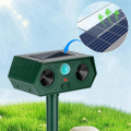 (GGBR) 2024 Ultrasonic Animal Repellent, 1-Pack Solar Outdoor Deer Repeller with Motion Sensor, Deters Cats, Squirrels, Rabbits. 