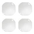 AT44-4 Packs Octagon Electrical Box Cover, Galvanized Steel Metal Junction Box , Outlet Box Cover For Octagonal Box. 