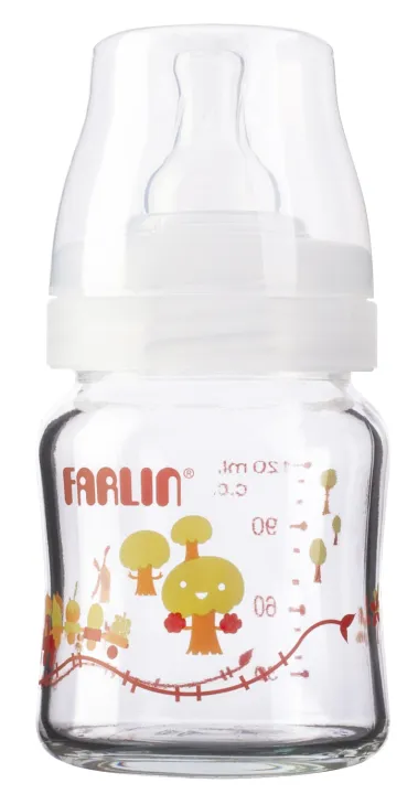 Farlin Wide Neck Glass Bottle 120ml