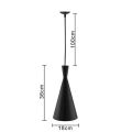 Black Metal Modern Hanging Light Pendent Light Nordic Pendant Lamp Inverted Cone Shaped Kitchen Bedroom Living Room Ceiling Lamp. 