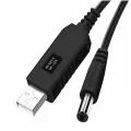 USB to DC Power Cable 5V to 12V DC Power Converter Router Cable Module 5.5x2.1mm. 