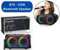 Brodu BTS-1709 Bluetooth Speaker Rechargeable Party Speaker with Wireless Microphone, Bass Portable Subwoofer Bluetooth Karaoke Speaker with Wireless MIC Big Sound/Dynamic, BT -1709 Portable Bluetooth Speaker with Wireless Mic. 