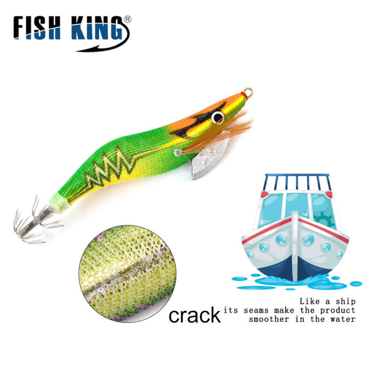 Fish%20King%202.0/2.5/3.0/3.5%20Hard%20Bait%20Luminous%20Squid%20Jig%20Sea%20Fishing%20Lure%20Ocus%208-19.5g%20Shrimp%20Cuttlefish%20Squid%20Hook%20Rig%20Japan%20-%20Image%203