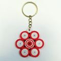 Paper Quilling cute handmade Flower Key Tag. 