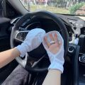Women's Driving Sun Protection Gloves Ice Silk Full Coverage Finger Sleeve Loose Breathable UV Protection Sleeves. 