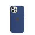 iPhone 12 Pro Max Silicone Case Midnight Blue. 