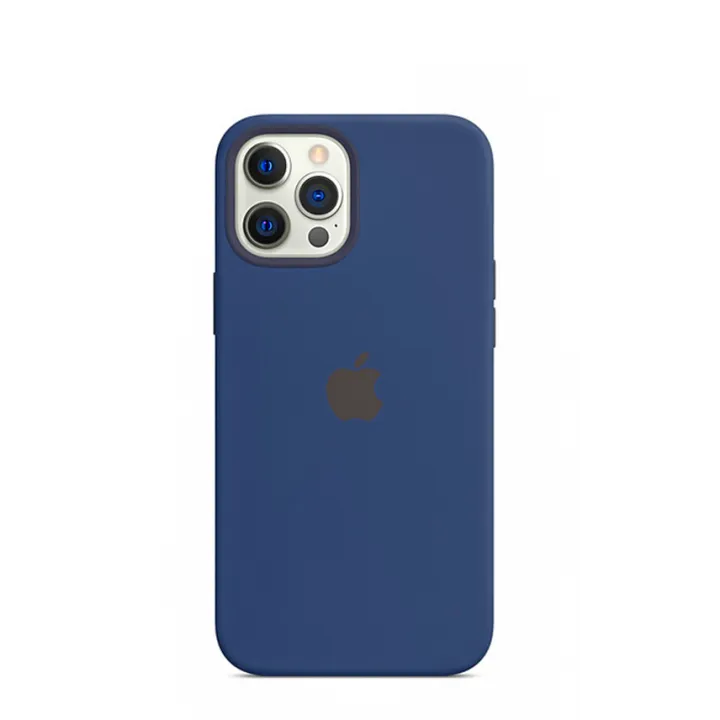 iPhone%2012%20Pro%20Max%20Silicone%20Case%20Midnight%20Blue%20-%20Image%203