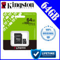 Kingston Original 64GB 128GB 256GB A1 Micro SD Memory Card 150MB/s Class 10. 