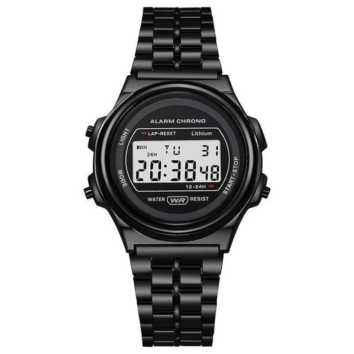 Vintage%20Fashion%20Small%20Round%20Watch%20Steel%20Band%20Small%20Gold%20Watch%20Unisex%20Hong%20Kong%20Style%20Exquisite%20Digital%20Display%20Luminous%20Electronic%20Watch%20-%20Image%206