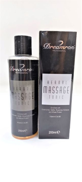 Dreamron Massage Tonic Massage Tonic Hair Tonic For Men හිසකෙස් සම්බාහන ටොනික් முடி மசாஜ் டானிக் 200Ml
