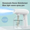 Handheld Blue Light Ozone Disinfection Gun Sprayer Portable Charging XSD031 pro - white. 