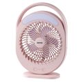 Rechargeable Table Fan with Light - Geepas. 