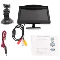 Cluellp-6pcs 5 Inch 800X480 TFT LCD HD Screen Monitor with Dual Mounting Bracket for Car Backup Camera/Rear View/DVD. 