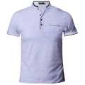 Men's Chinese Collar T-Shirt. 